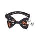 New Pet Halloween Series Woven Bow Cat Collar With Bell_voghion.com