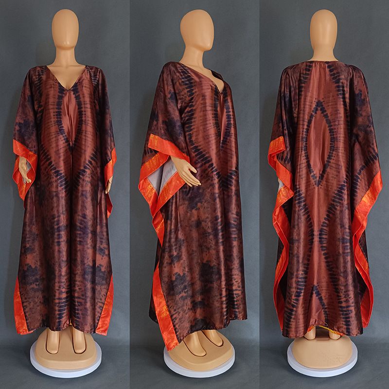 Pantaloni larghi in raso di seta con stampa digitale, abito da donna, due pezzi_voghion.com