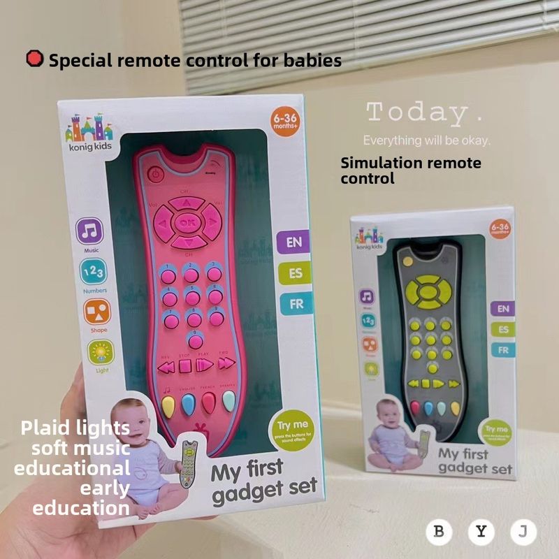 Simulación de juguetes para bebés transfronterizos con control remoto en varios idiomas_voghion.com