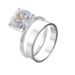 Anello da donna in argento sterling S925 con temperamento, anello combinato da tre pezzi_voghion.com