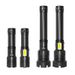 New Telescopic Zoom P70 LED Outdoor Multi-Function P90 Strong Light Rechargeable Flashlight_voghion.com