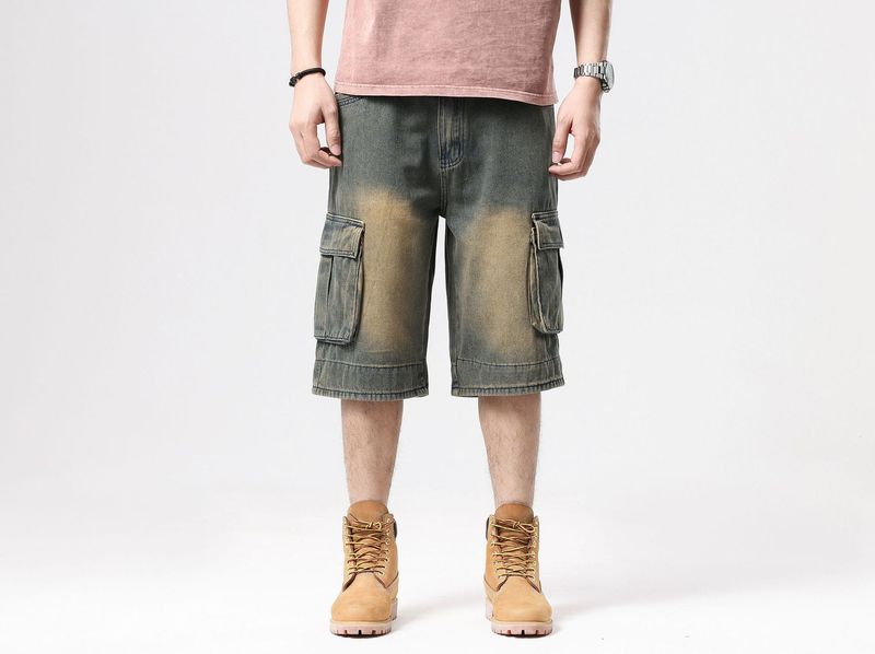 Abbigliamento maschile autunno e inverno pantaloni larghi più grassi più grassi hip hop grandi dimensioni skateboard_voghion.com