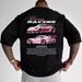 Moška bombažna majica 220GSM - majica z grafičnim potiskom GTR Racing | Osnovna avtomobilska oblačila za ulico_voghion.com