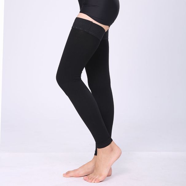 Second-Level Long Tube Nine-Point Elastic Men And Women Varicose Pressure Sports Over-the-Knee Thigh Compression Socks_voghion.com