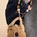 Cute Plush Bag Cartoon Brown Suitable For IPhone Card Capybara Bala Storage Earphone Protective Case Coin Purse_voghion.com