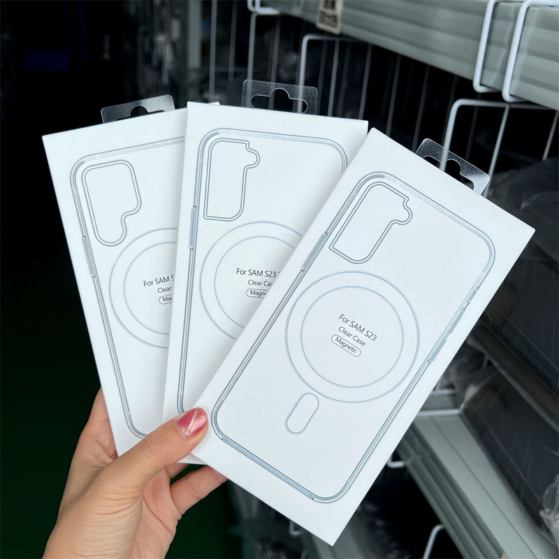 Magnetic Case For Samsung Galaxy S23 S22 Plus Ultra Crystal Clear Protective-Compatible with Shockproof Hard Back_voghion.com