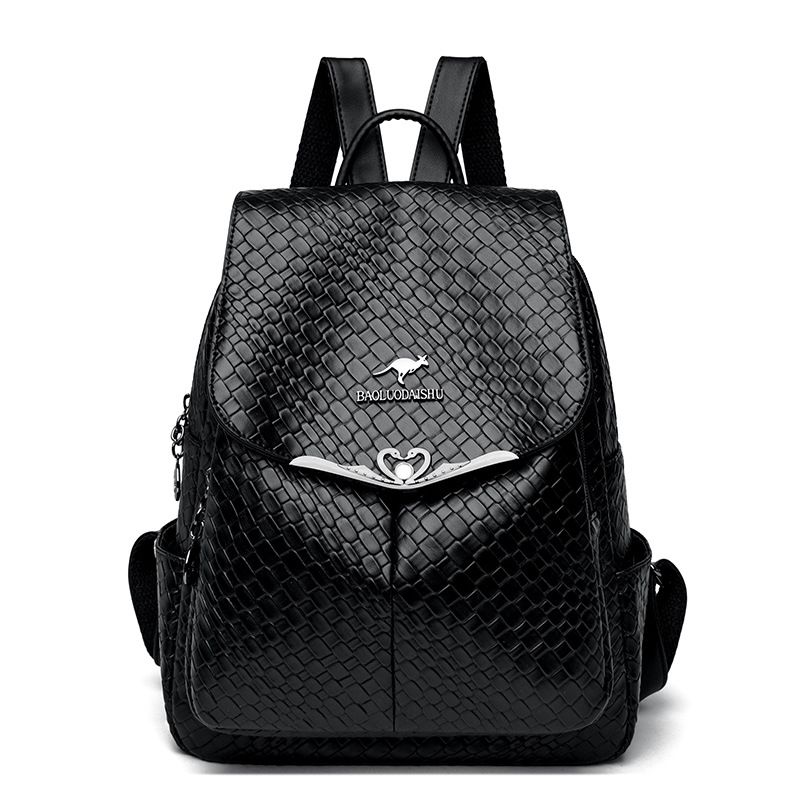 Damentaschen 2024 neuer Damenrucksack mit großem Fassungsvermögen und gewebtem Muster, weiches Leder, Mehrzwecktasche für Damen mittleren Alters, Muttertasche_voghion.com
