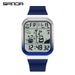 Panda-Themed Square Digital Watch With Gradient Design - Waterproof LED Sports Watch For Teens And Students Men's And Women's Watch_voghion.com