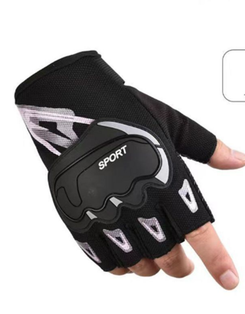 Half Finger Gloves Men's Outdoor Riding Sports Fitness Off-Road Motorcycle Mountain Bike Protection Anti-Slip_voghion.com
