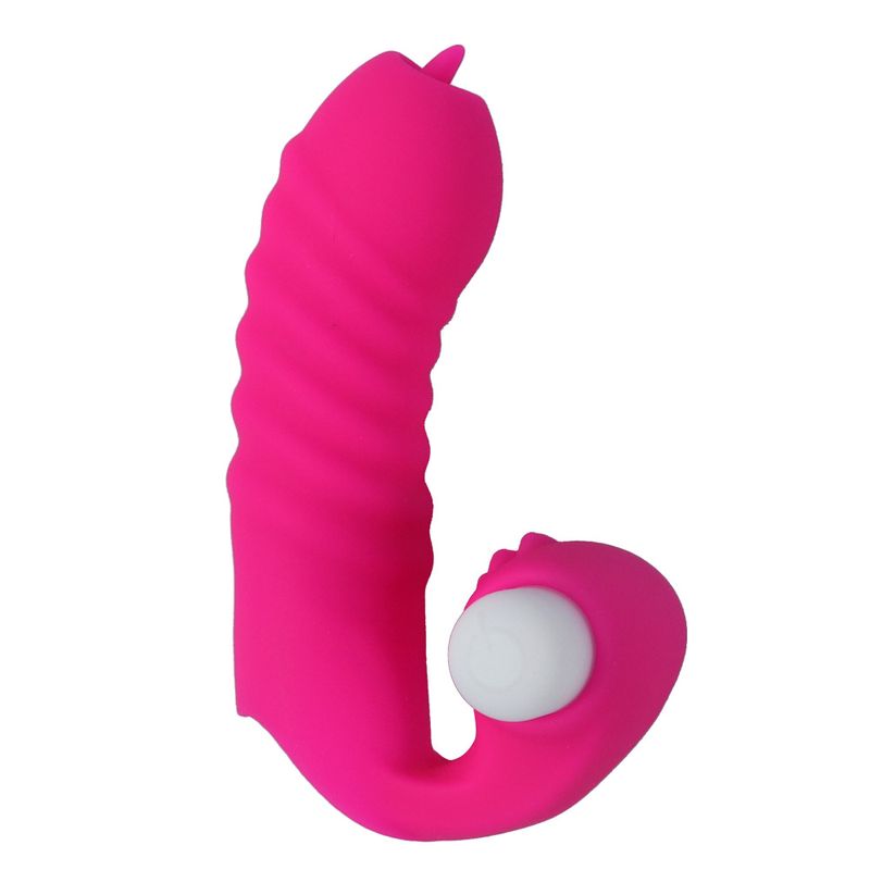 2025 Vibratordeksel Fingertungeslikking Massasjer Sexleketøy For Kvinner G-punkts Orgasme Klitoris Stimulering Par F_voghion.com