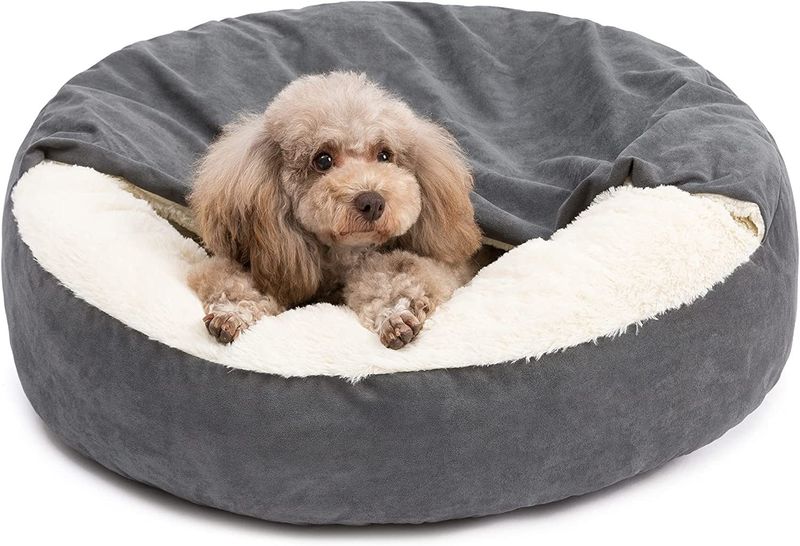 Casa para gatos y mascotas de peluche, manta para perros pequeños y medianos_voghion.com
