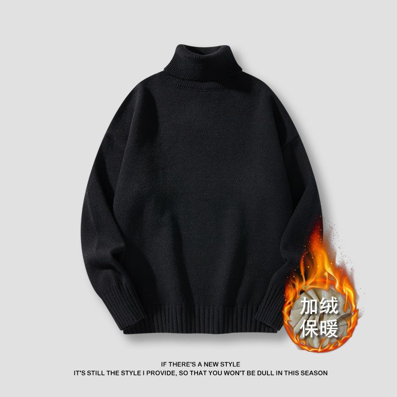 Herren-Samtstrickpullover – Weicher, angoraähnlicher Stoff für Herbst und Winter_voghion.com