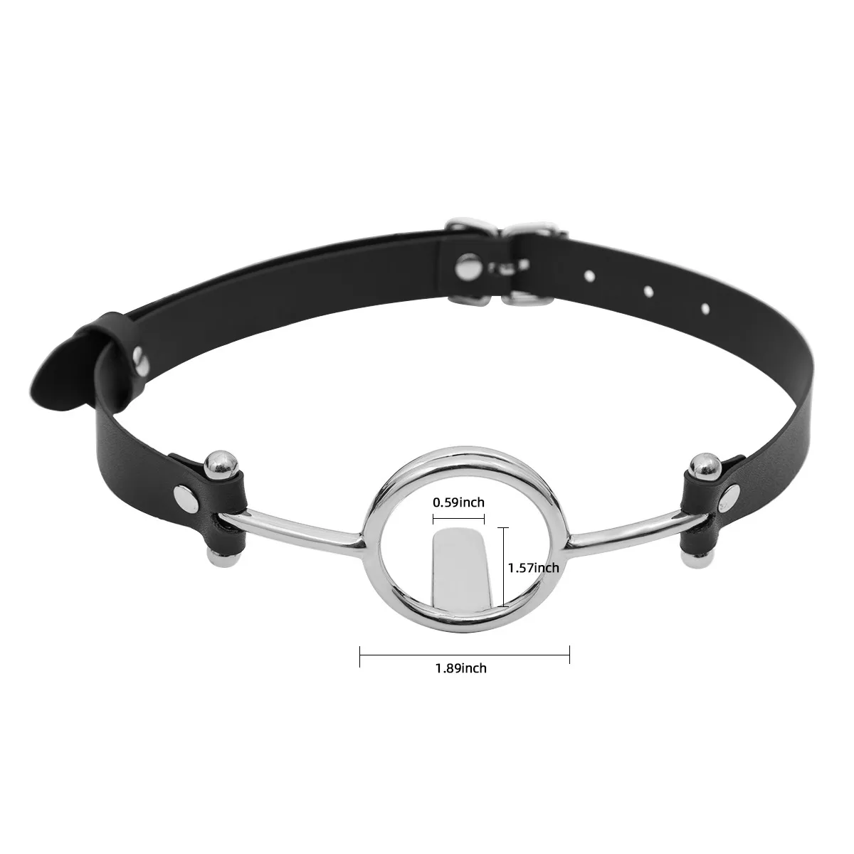 Sex Products Adult Rose Gold And Silver Metal Deep Throat Tongue Depressor Gag Gag Supplies Restraint Mouth Toys_voghion.com