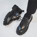 Leather shoes for men in spring and summer, new black round head with high inner height, student lace up small leather_voghion.com