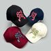 Elegante berretto da baseball con ricamo a forma di serpente e fiocco - Cappello unisex regolabile in cotone per protezione solare e moda_voghion.com