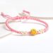 Sand gold new rose bracelet gold shop with transfer beads woven hand rope women's supply_voghion.com