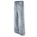 Vintage gewassen lichtblauwe Bowie-jeans voor heren - Cleanfit High Street Slim Straight Bootcut Denim-broek_voghion.com