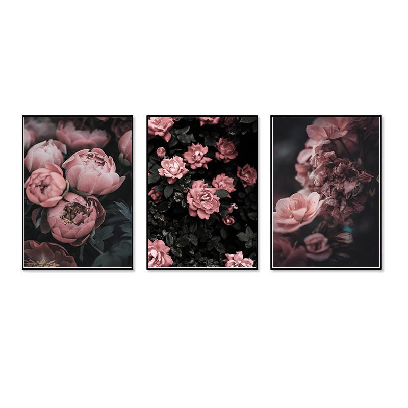 Nordic INS Style Triptych Green Plant Oil Painting Canvas Decoration Core_voghion.com