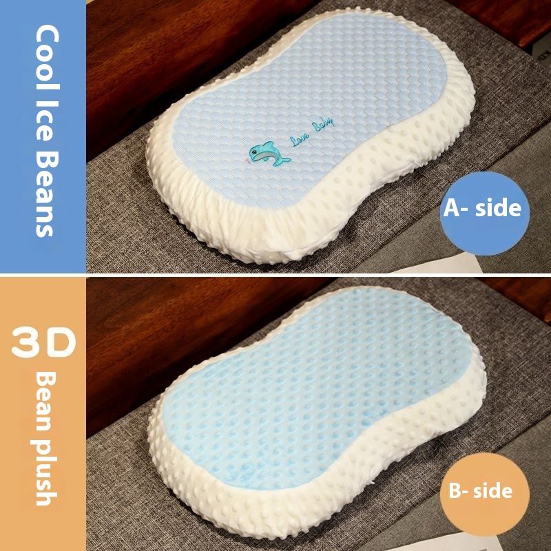 Memory Foam Double-Sided Cat Belly Removable Washable Neck Support Ultra-Soft Core Student Dormitory Side Sleeping_voghion.com