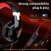 Cuffie da gioco cablate 2023 Cuffie grandi con microfono luminoso a LED Auricolari stereo Bassi profondi per PC Computer Gamer Laptop PS4_voghion.com