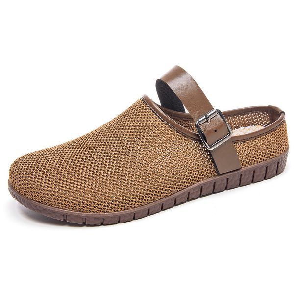 Women's Shallow Mouth Bag Head Slippers Women's Shoes Flying Woven Breathable Flat Shoes Casual Shoes Lazy Shoes Single Shoes_voghion.com