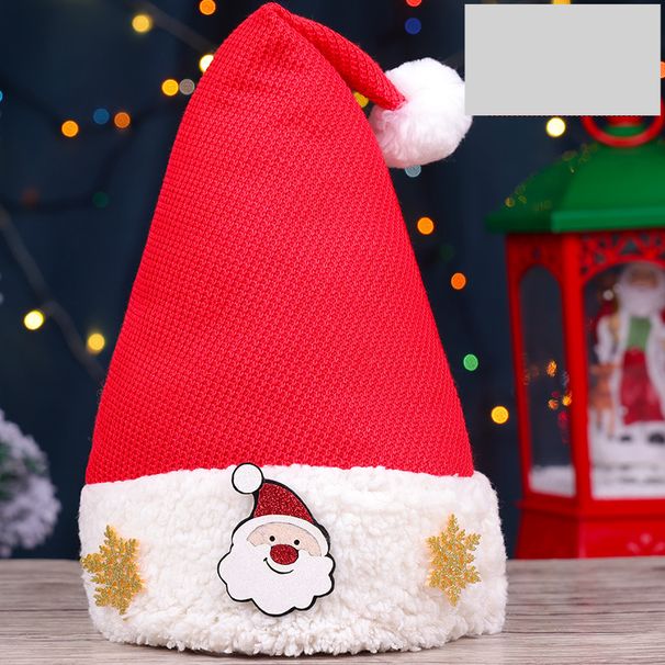 Christmas old man snowman hat children's adult knitted wool headdress kindergarten gift decoration_voghion.com