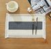 Cotton Placemats Fabric Tassel Table Tableware Color Block Woven Heat Insulation Bowl Mats Linen High-end Napkins_voghion.com