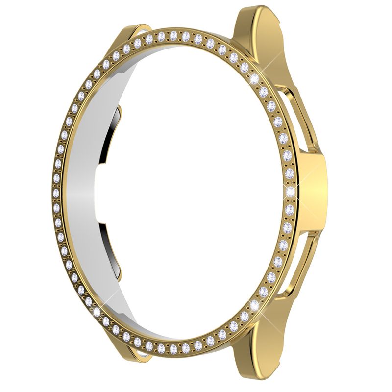 Deksel til Samsung Galaxy Watch 4 40 mm 44 mm Tilbehør Bling Diamond PC-støtfanger Galaxy Watch 4 Classic 46 mm 42 mm Beskytter_voghion.com