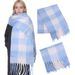 Winter Kaschmir Schal Student Hals Dicke Warme Schal Für Frauen Männer Beliebte Quaste Schals Bufanda Decke Pashmina Wraps Poncho_voghion.com