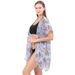 Cashew Strickjacke Urlaub Strand Sonnenschutz Kleidung Bikini Strickjacke Split Chiffon Schal Frauen_voghion.com