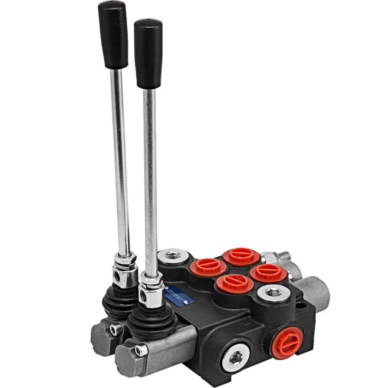 VEVOR Hydraulic Valve 2 Spool Hydraulic Directional Control Valve 11gpm Hydraulic Control Valve Double Acting For Tractors Loaders Tanks_voghion.com