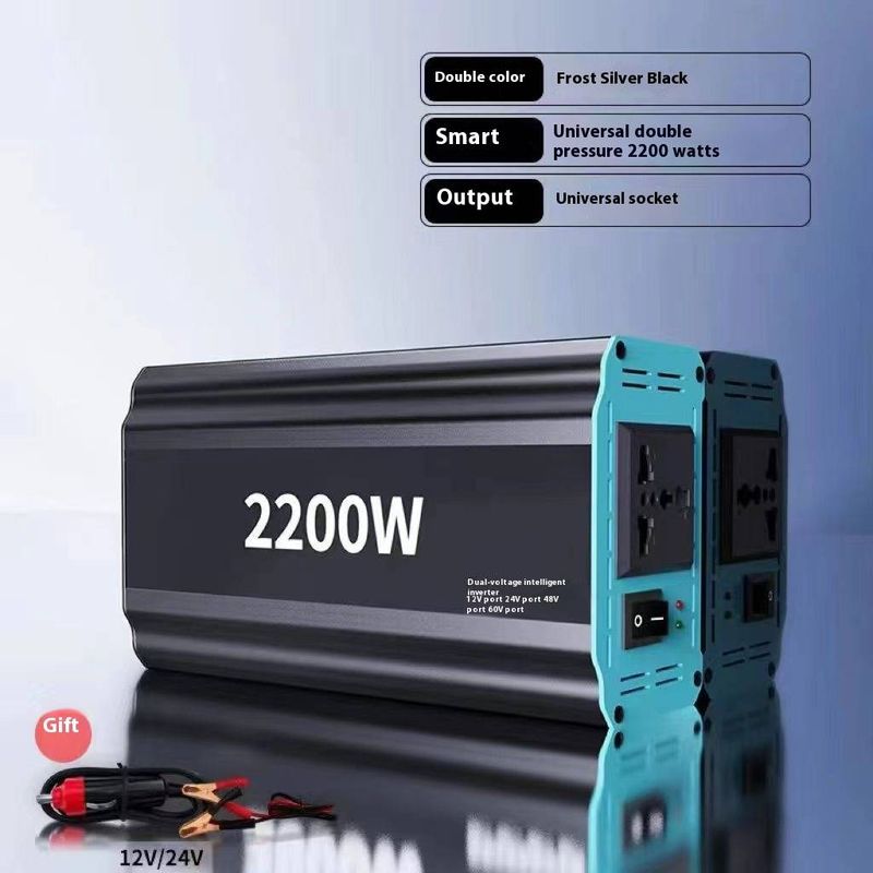 Pure sine wave inverter, car inverter, 12V24V48V60V to 220V, car/household, universal high-power battery converter_voghion.com