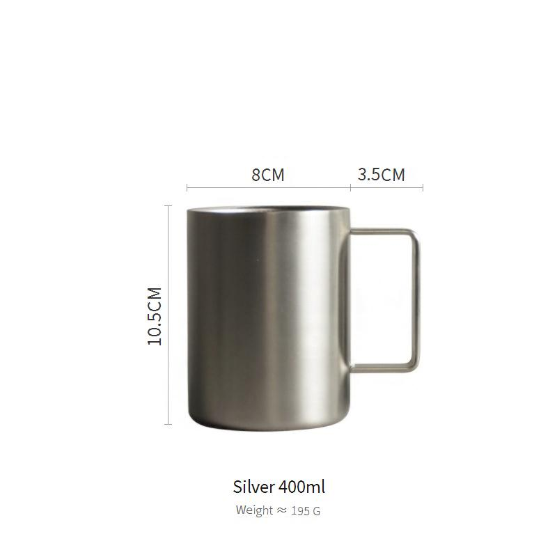 Doppelwandiger Isolierbecher aus Edelstahl 316 im nordischen Stil – hitzebeständige Kaffeetasse mit Henkel und Messmarkierungen_voghion.com