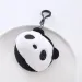 Monedero con cremallera y diseño de panda de peluche, miniauriculares con cable USB, ideal como regalo de cumpleaños para niños._voghion.com