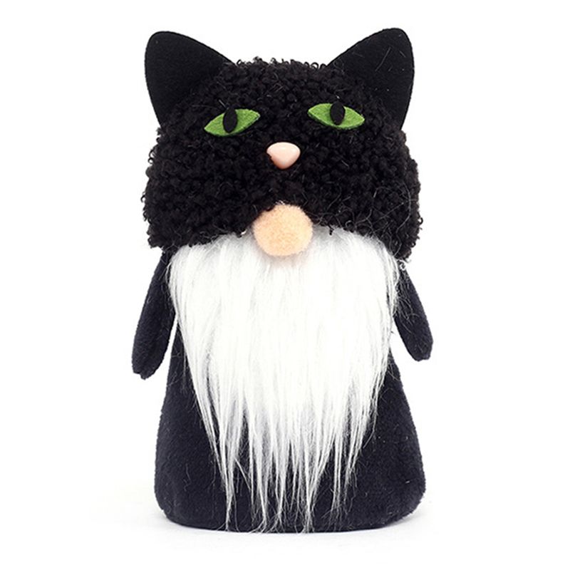 Sijiali Halloween Faceless Gnome Festive Adorable Decorative Vibrant Color Halloween Faceless Hanging Nordic Doll for Desk_voghion.com