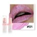 Pudaier Metallic Pearlescent Lipstick Glaze Gloss 10 Colors Lip Makeup_voghion.com