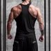2024 Fitness Men's Sports Leisure Tank Top Running Training Elastic And Breathable_voghion.com