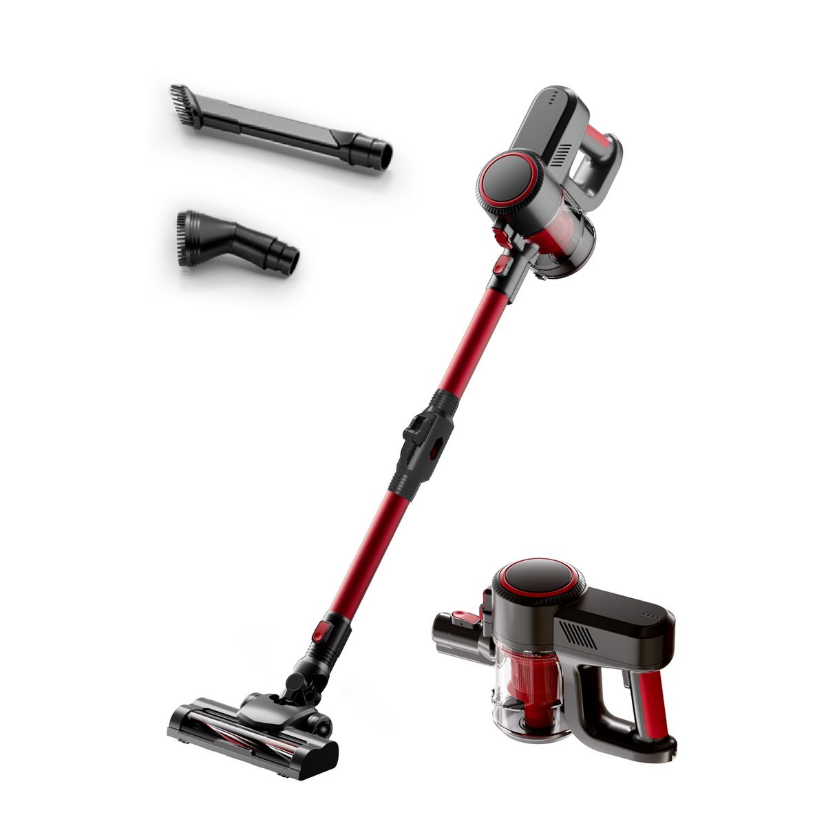 borstelloze draagbare stofzuiger handheld krachtig hoog vermogen grote zuigkracht draadloos handheld stofzuigen en mijtverwijdering geïntegreerd_voghion.com