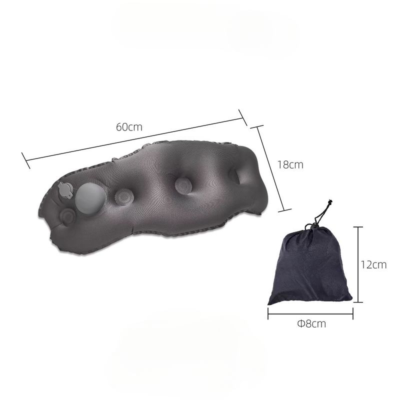 WELLHIKE Outdoor Inflatable Waist Support Camping Travel Lumbar Office Chair Long Sitting Artifact Back Cushion Car_voghion.com