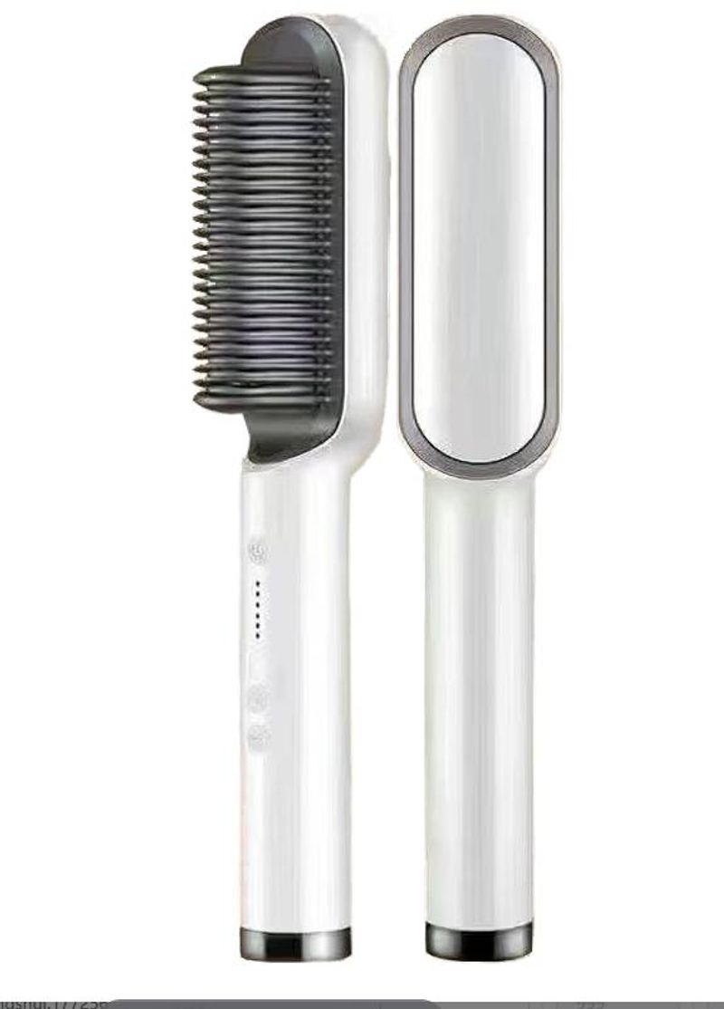 Glattes Haarkamm Yang Mi Gleicher Stil Glattes Haar Lockiges Haar Dual-Use-Anion Tut Dem Haar Nicht Weh Home Student Lazy Comb Glattes Haar_voghion.com