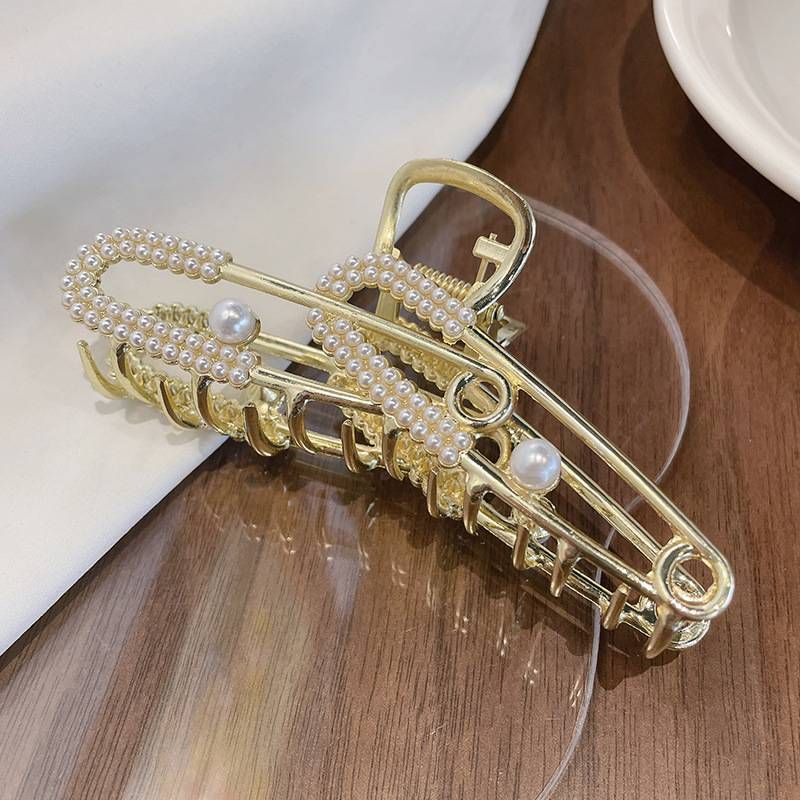 Luxus Haarkralle Schmuck Perle Krabbe Haarnadeln Haarnadeln für Frauen Party Frauen Haarspangen Mädchen Haar-Accessoires_voghion.com