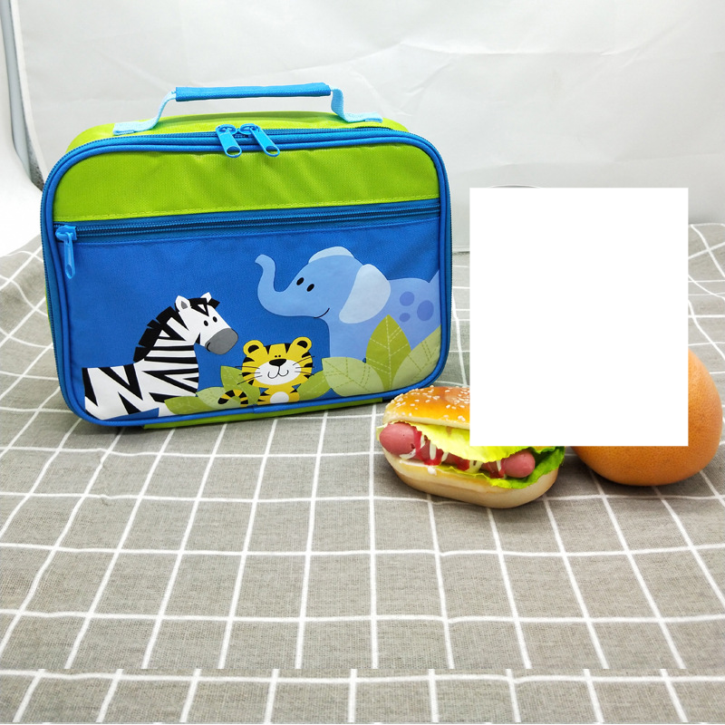 Bolsa de aislamiento para estudiantes de primaria, bolsa de almuerzo impermeable con dibujos animados, bolsa de almuerzo ecológica para niños_voghion.com