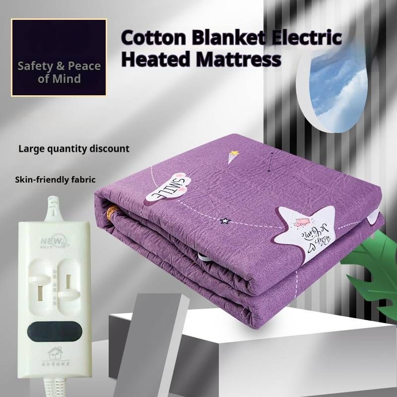 Heizdecke mit Doppelsteuerung – 3 Heizstufen, weicher Wollstoff, 220 V Wechselstrom, ideal für Paare und den Heimgebrauch (150 x 180 cm)_voghion.com