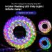 220V High-Voltage RGB LED Strip Lights, Waterproof Outdoor Party Lighting With Dynamic Color-Changing Effects, 2835 LED Chip, 20LM Per LED, 48 LEDs/m_voghion.com