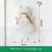 Enchanting Angel Girl Christmas Ornament – Fluffy Tulle Skirt & Antler Wings For Festive Tree Decor (Green/White/Pink)_voghion.com