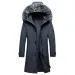 Herren Warm Weiße Enten Daunen Kapuzen Jacke Parkas Multi Taschen Mantel Männlich Winter Lange Männer Wind Dichte Daunen Jacke Mäntel_voghion.com
