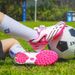 Calcio con fibbia rotante per bambini dorati adolescenti per scarpe sportive per ragazzi e ragazze, unghie rotte, scuola elementare_voghion.com