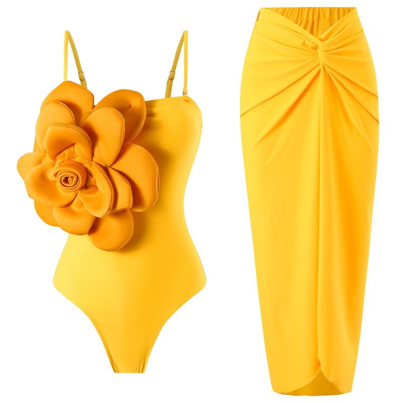 Ny moderigtig sexet badedragt til kvinder, skinny badedragt med store blomster, nylonnederdel_voghion.com