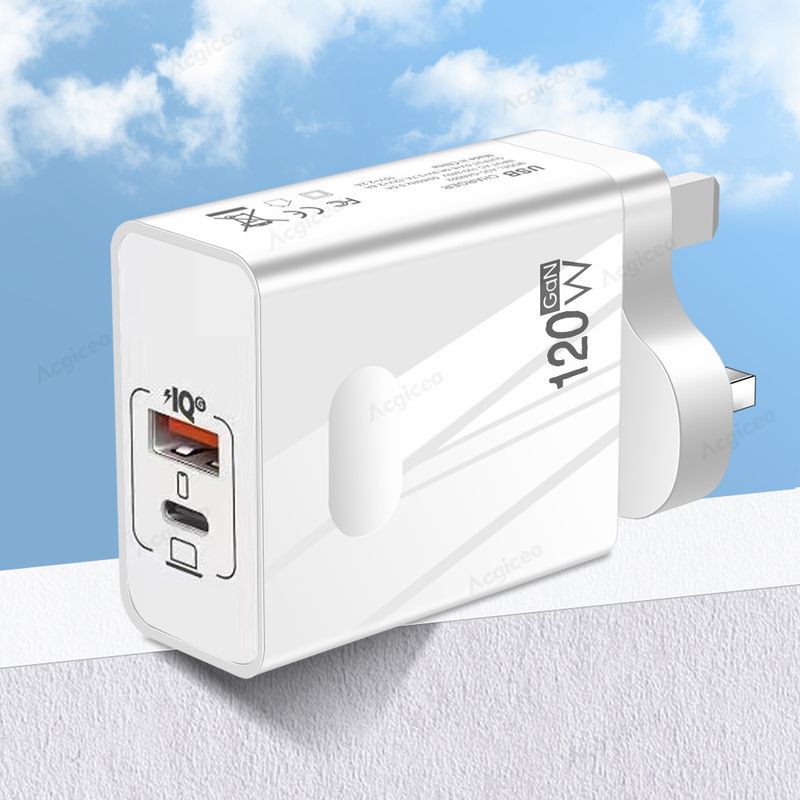 GaN Magicea – chargeur USB type-c 120W, Charge rapide 3.0 4.0 QC4.0 PD3.0, adaptateur de téléphone USB C, Charge rapide pour iPhone PD_voghion.com