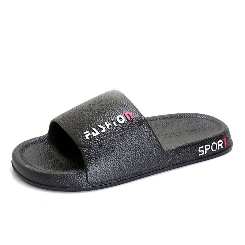 Men's Summer Indoor Non Slip Breathable New Large Soft Bottom Plastic Home Cool Slippers For Men_voghion.com